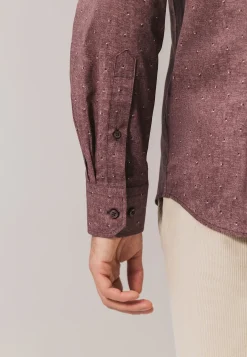 Overhemd met subtiele all-over print