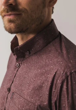 Overhemd met subtiele all-over print