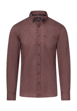 Overhemd met subtiele all-over print