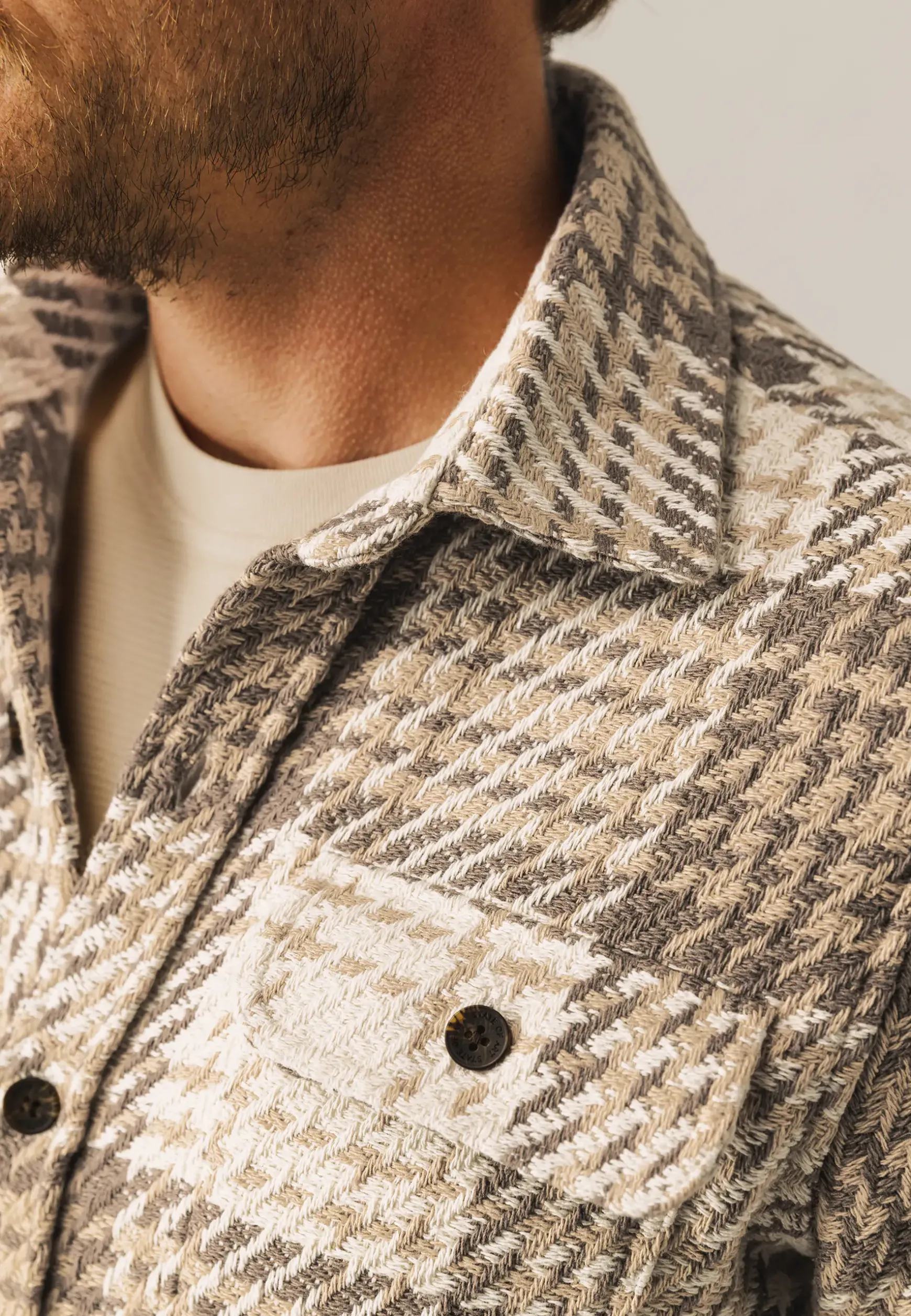 Overshirt met twee klepzakken