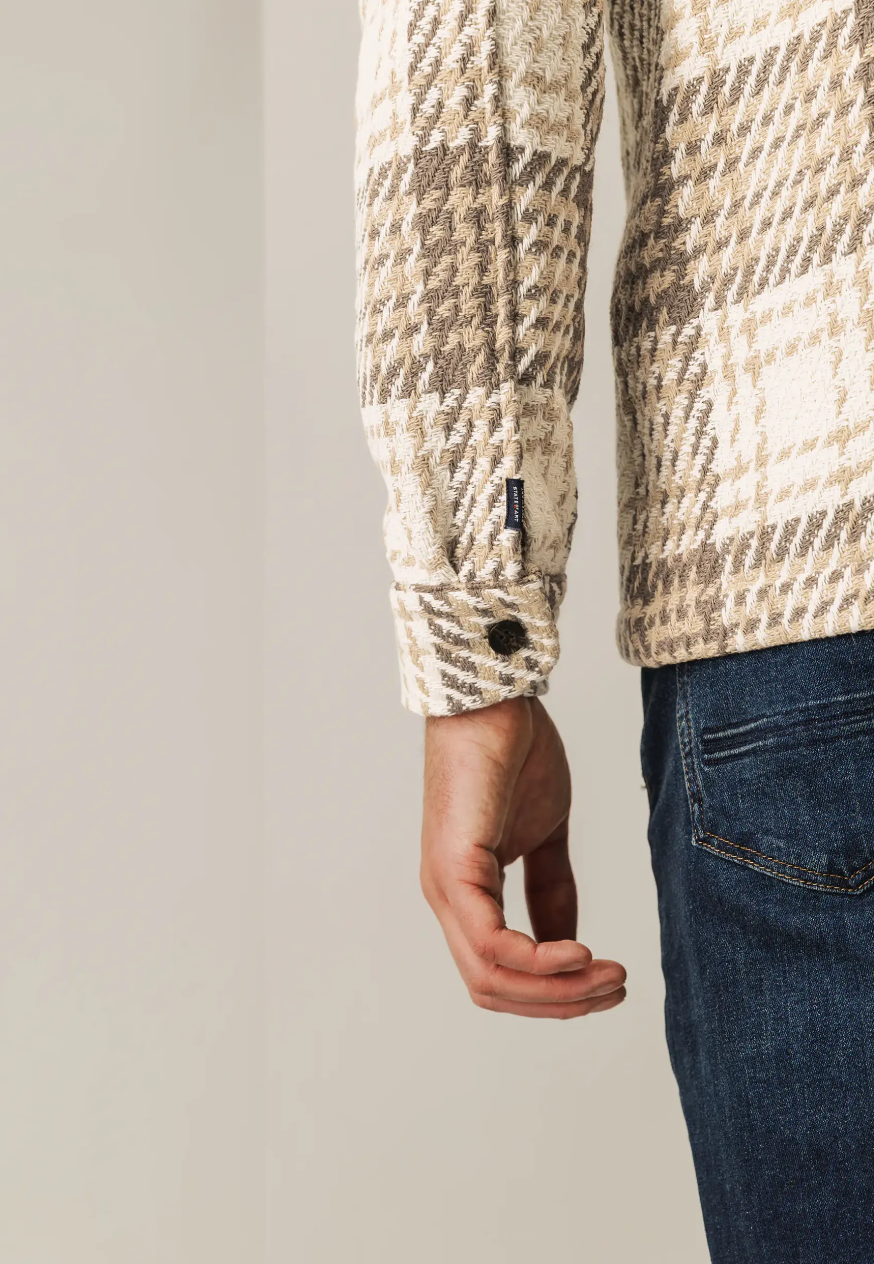 Overshirt met twee klepzakken