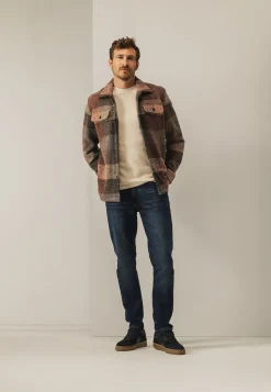 Overshirt van een polyestermix
