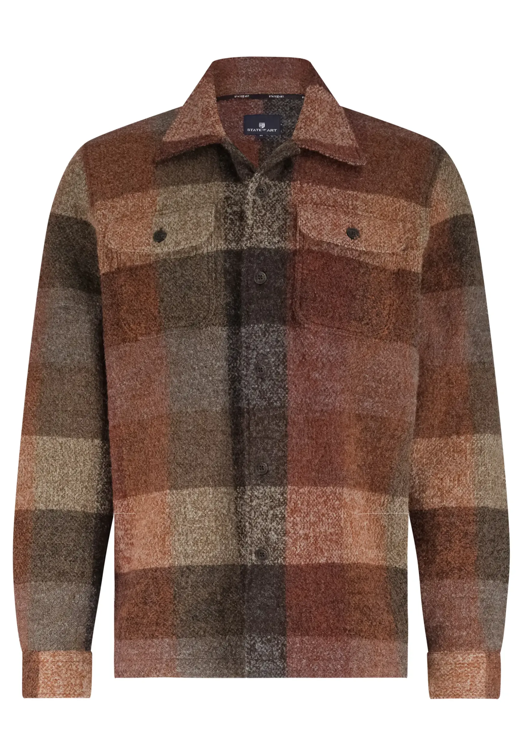 Overshirt van een polyestermix