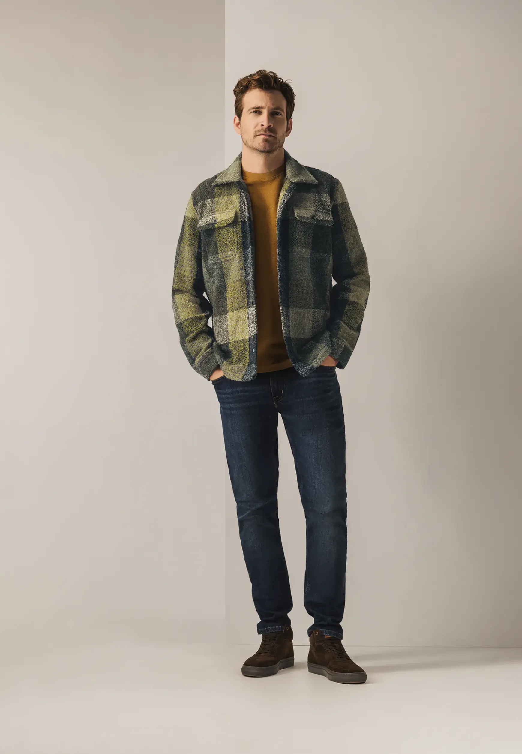 Overshirt van een polyestermix
