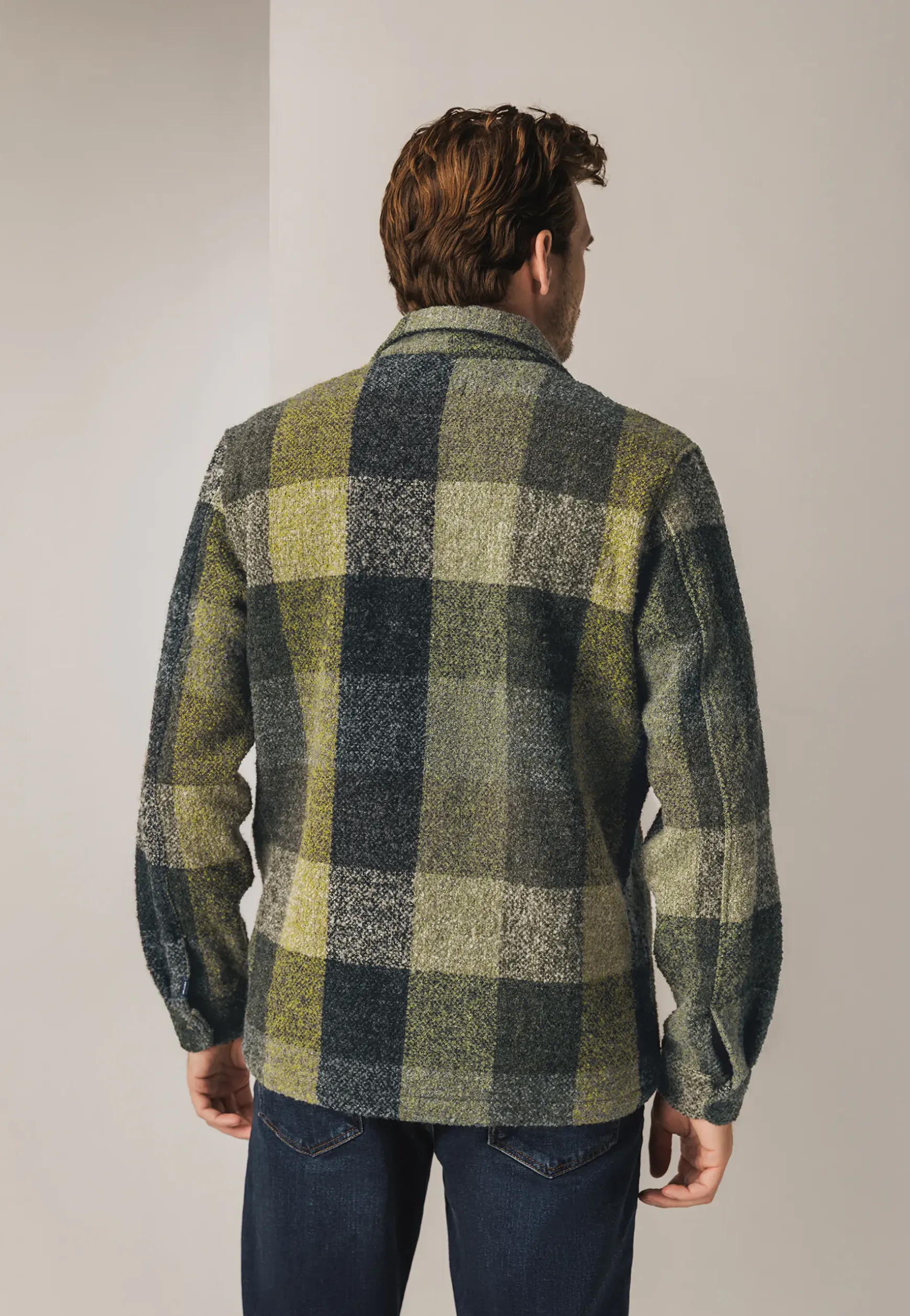 Overshirt van een polyestermix