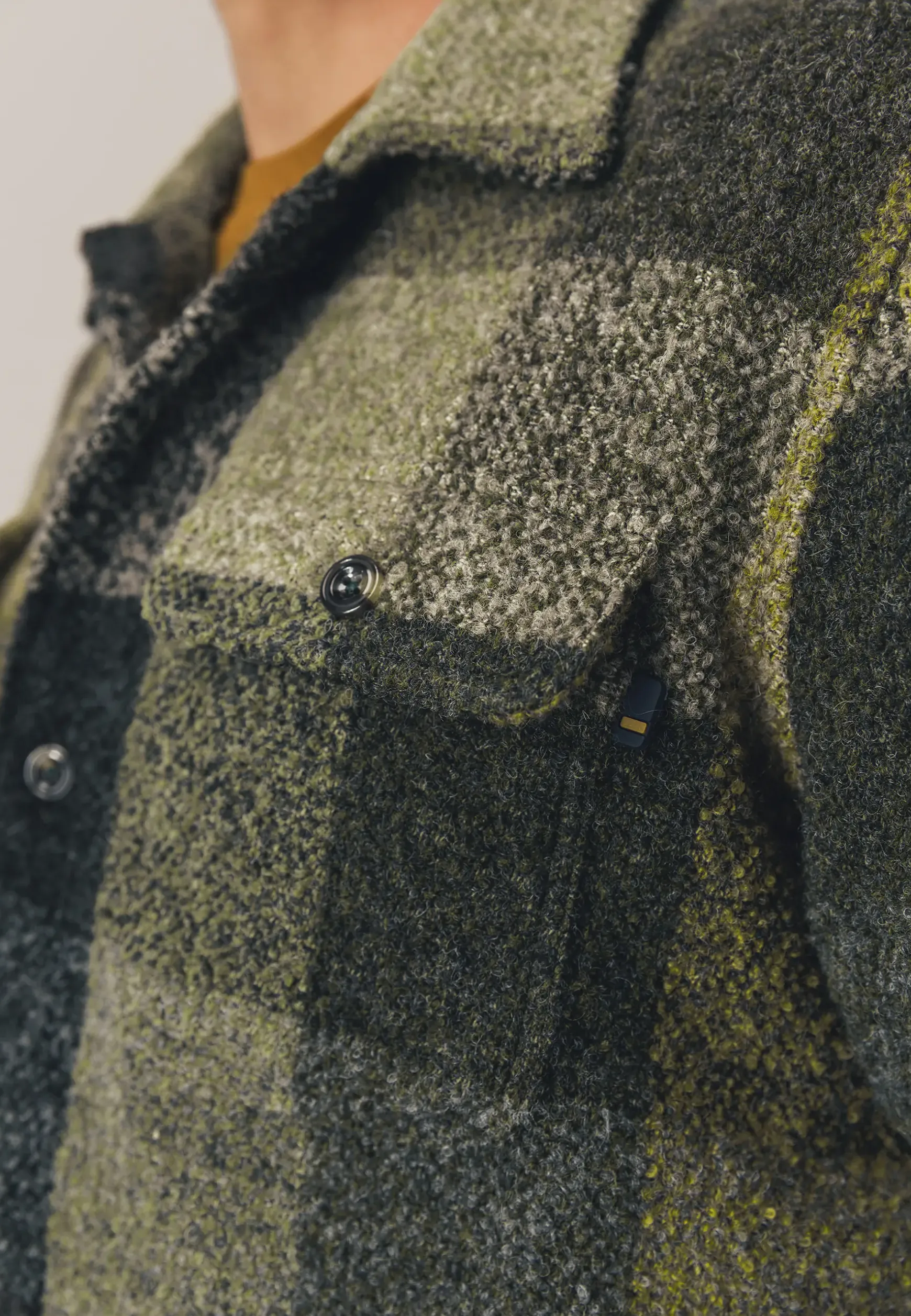 Overshirt van een polyestermix