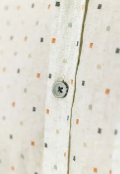 Poplin overhemd met all-over print