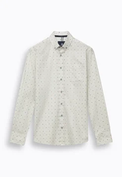 Poplin overhemd met all-over print