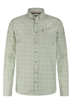 Poplin overhemd met all-over print
