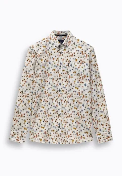 Poplin overhemd met bloemenprint