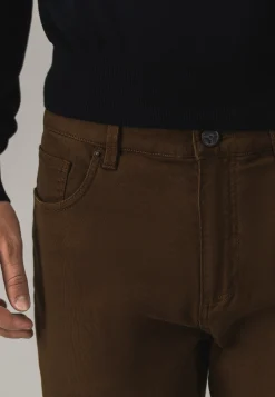 RACER corduroy 5-pocket in stretchstof