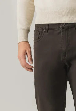 RACER corduroy 5-pocket in stretchstof