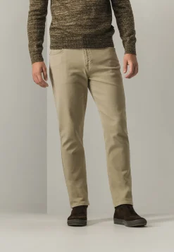 RACER 5-pocket van gekleurd stretchdenim