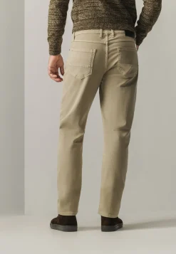 RACER 5-pocket van gekleurd stretchdenim