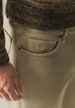 RACER 5-pocket van gekleurd stretchdenim