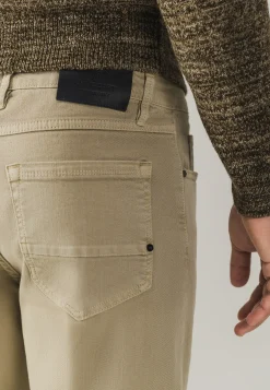 RACER 5-pocket van gekleurd stretchdenim
