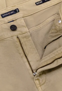 RACER 5-pocket van gekleurd stretchdenim