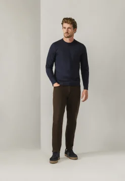 RACER 5-pocket van gekleurd stretchdenim