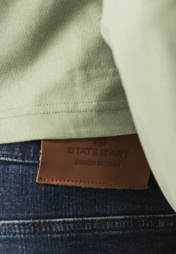 RACER 5-pocket van stretchdenim met carpenterzak