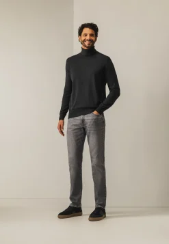 Regular fit coltrui van katoen