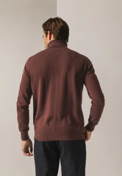 Regular fit coltrui van katoen