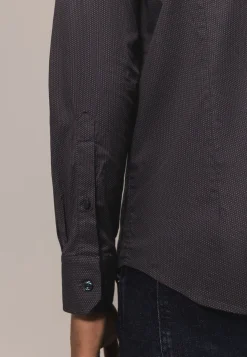 Regular fit overhemd met all-over print
