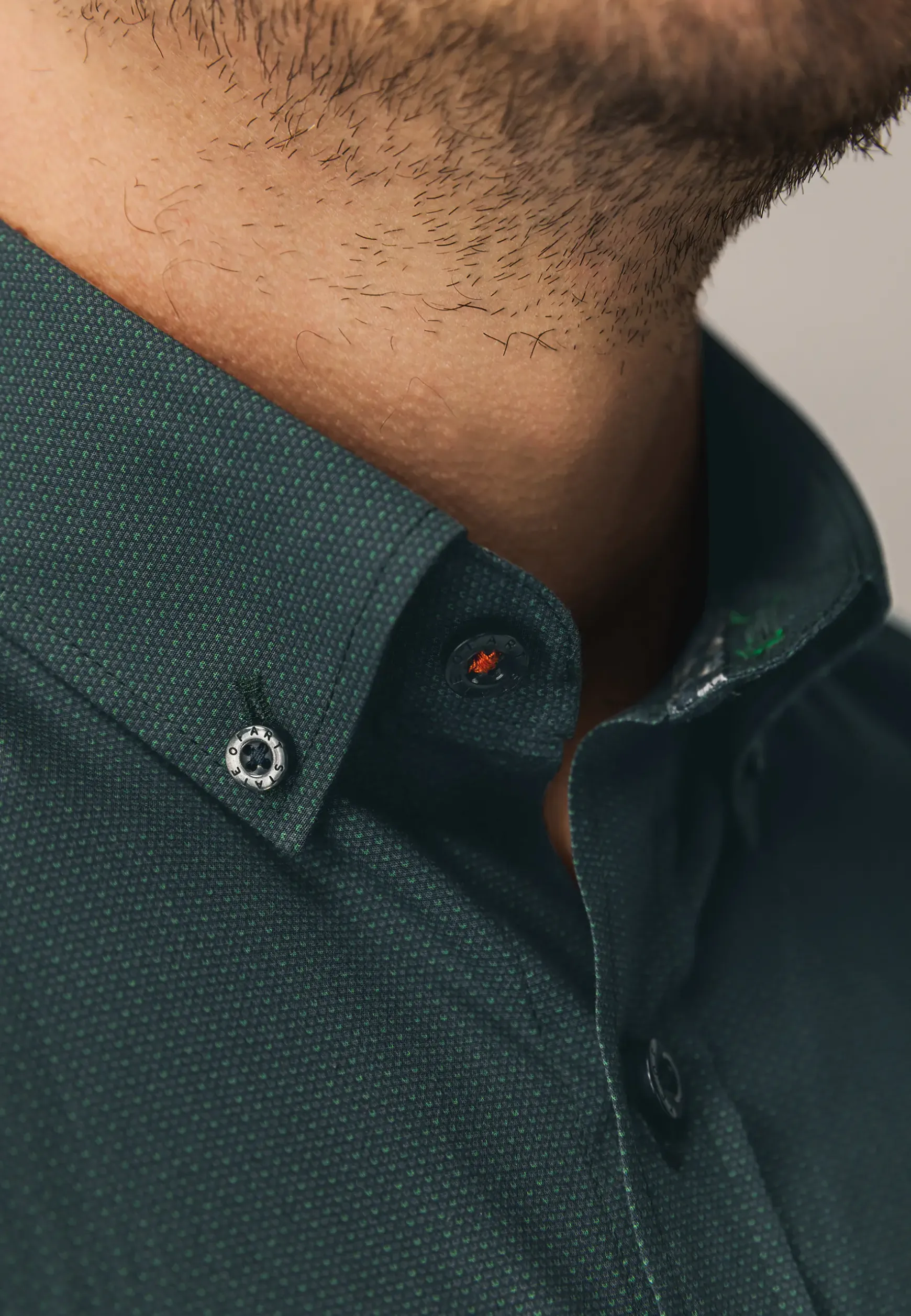 Regular fit overhemd met all-over print