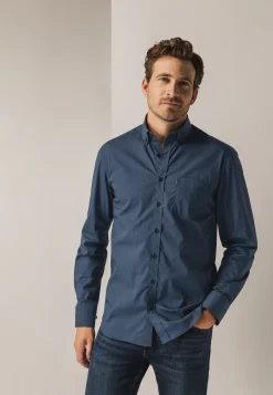 Regular fit overhemd met all-over print