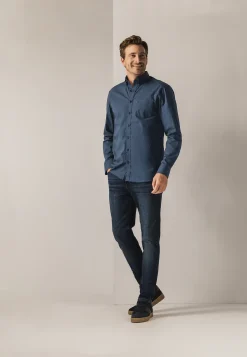 Regular fit overhemd met all-over print