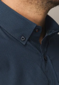 Regular fit overhemd met all-over print
