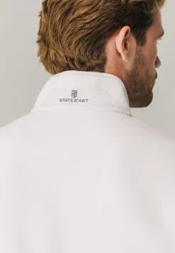 Sweatshirt met halve rits en fancy details