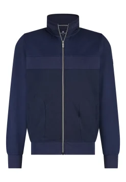 Sweatvest met nylon details