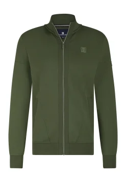 Sweatvest van een katoenmix