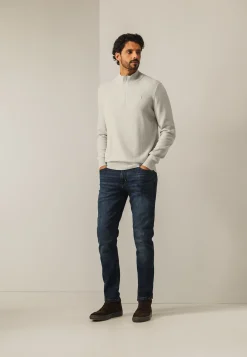 Trui met rijstkorrelpatroon