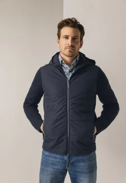 Vest met nylon voorkant