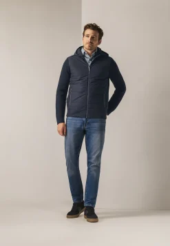 Vest met nylon voorkant