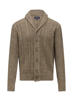 Vest met sjaalkraag van CIPRO-garen