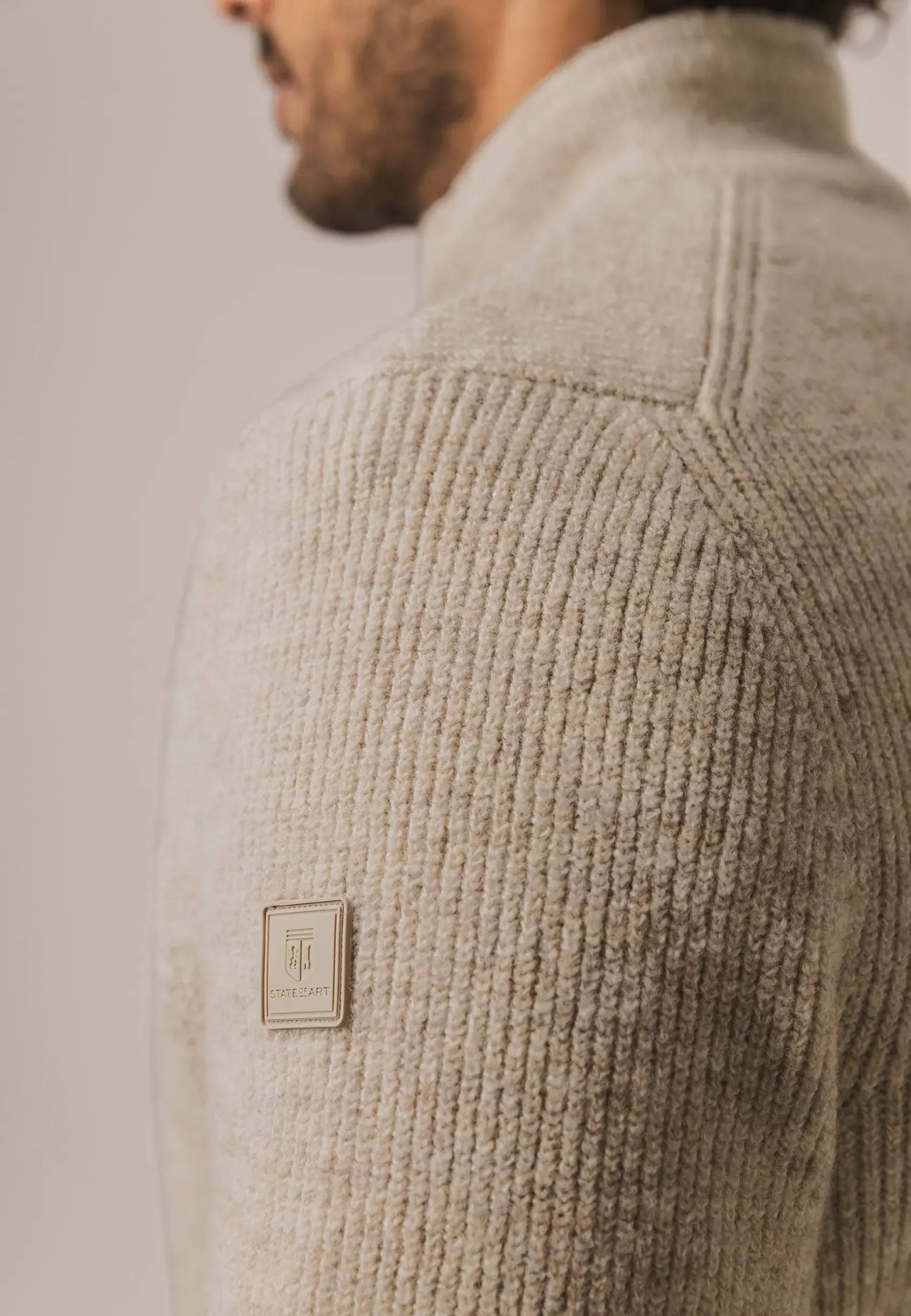 Vest met teddy binnenzijde