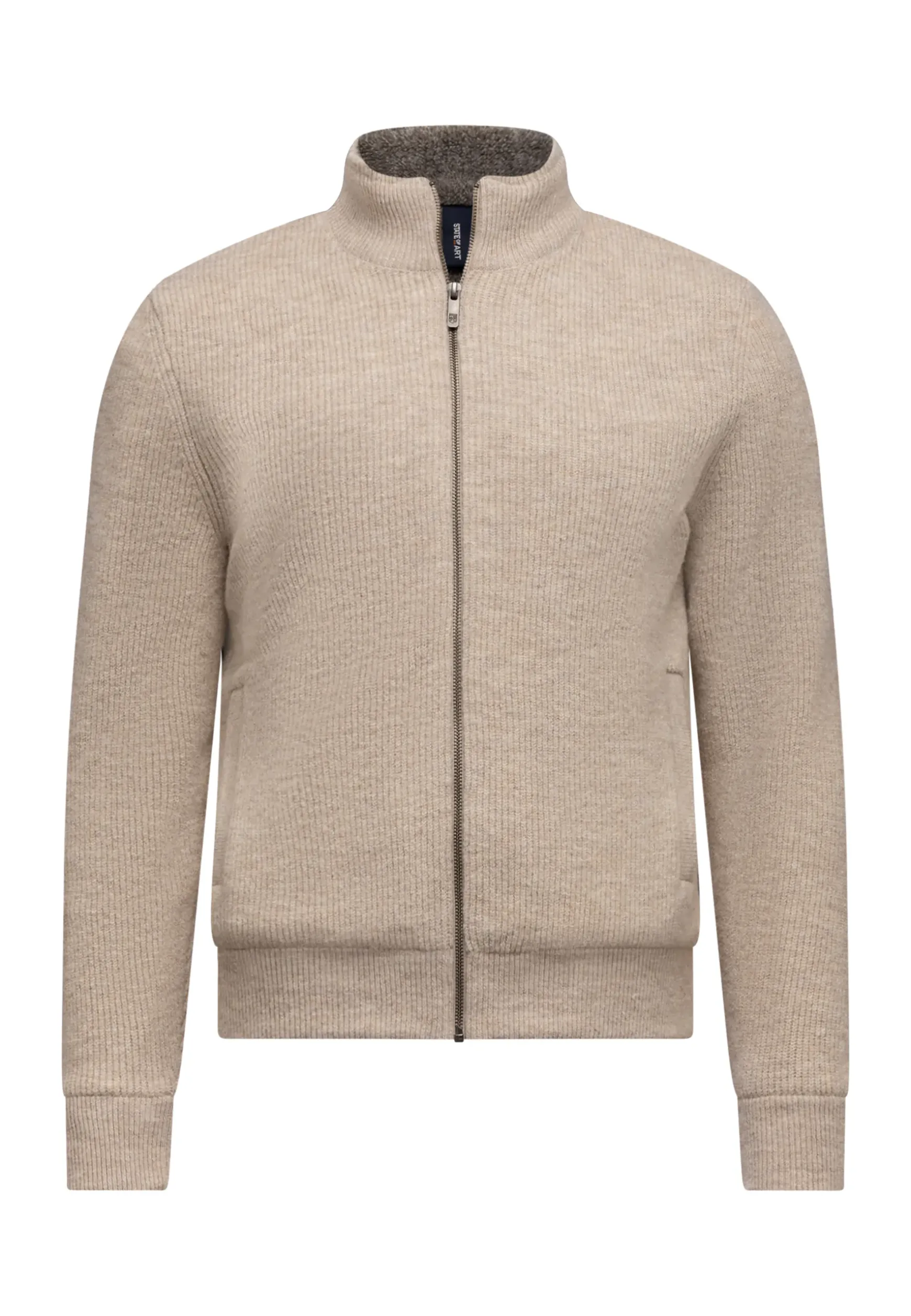 Vest met teddy binnenzijde