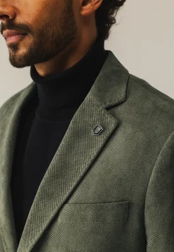 Volledig gevoerde babycord blazer